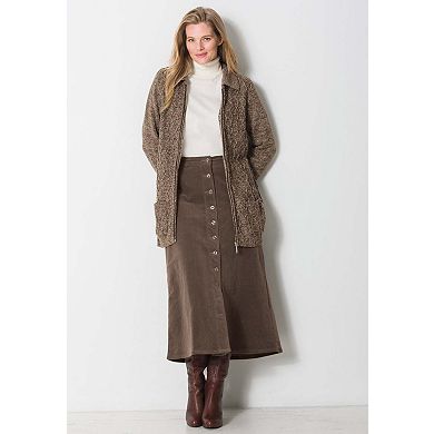 Woman Within Plus Size Corduroy Skirt