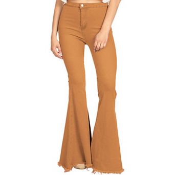 Women's Bell Bottom High Waist Denim Jeans