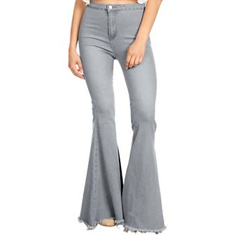 Women's Bell Bottom High Waist Denim Jeans