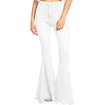 Women's Bell Bottom High Waist Denim Jeans