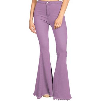 Women's Bell Bottom High Waist Denim Jeans