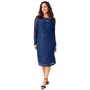 frame lace inset dress Ivory Lace Inset Midi Dress XL main image 1