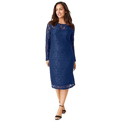 chinese dress ladies Jessica London Women's Plus Size Lace Maxi Dress main image 0