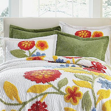 BrylaneHome Bloom Chenille Sham