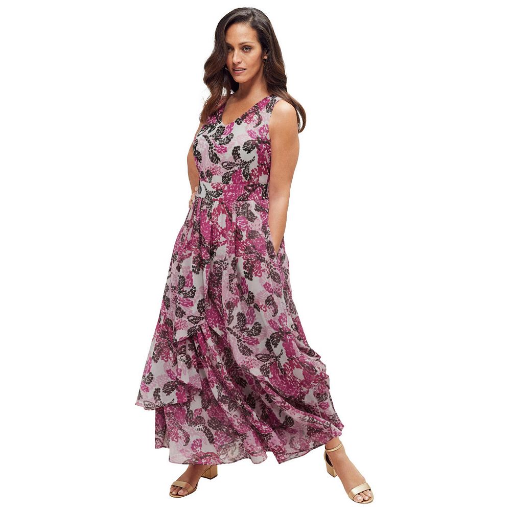 chinese dress ladies Jessica London Women's Plus Size 2-Piece Lace Tulip Jacket Dress