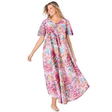 Only Necessities Plus Size Sweeping Printed Lounger