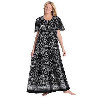 Only Necessities Plus Size Sweeping Printed Lounger