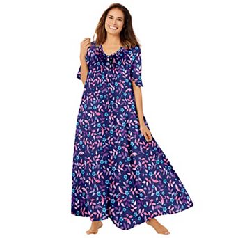 Only Necessities Plus Size Sweeping Printed Lounger