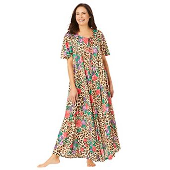 Only Necessities Plus Size Sweeping Printed Lounger