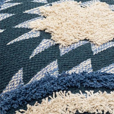 Tragel Rustic Denim Pillow