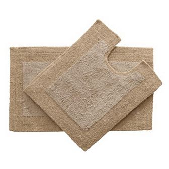 BrylaneHome BH Studio 2 pc Bath Rug Set