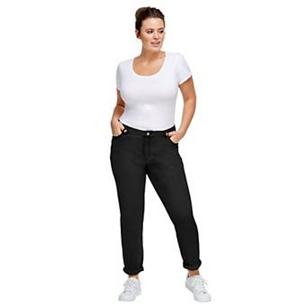 ellos Plus Size Boyfriend Jeans