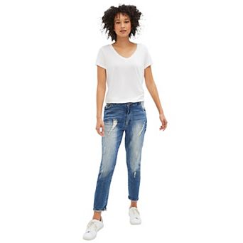 ellos Plus Size Boyfriend Jeans