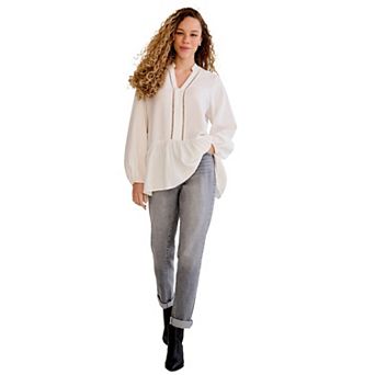 ellos Plus Size Boyfriend Jeans