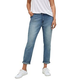 ellos Plus Size Boyfriend Jeans