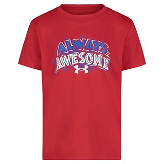 Boys 4-7 Under Armour Always Awesome Short Sleeve Shirt