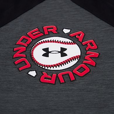 Boys 4-7 Under Armour UA Logo Raglan Short Sleeve Graphic Tee