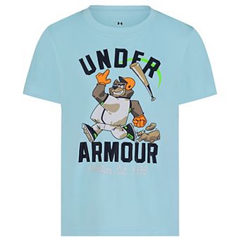 Boys 4-7 Under Armour Baseball Bear Short Sleeve Shirt