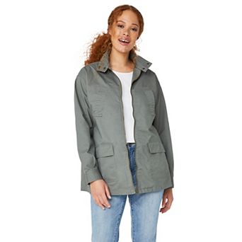ellos Plus Size Camo Utility Jacket