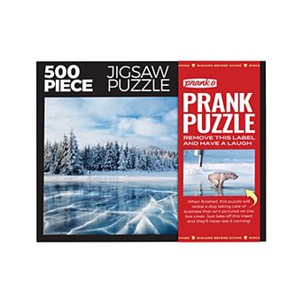 Prank-O Prank Gift Box 500 pc Frozen Serenity Puzzle