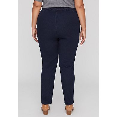 Catherines Women's Plus Size Essential Flat Front Pant