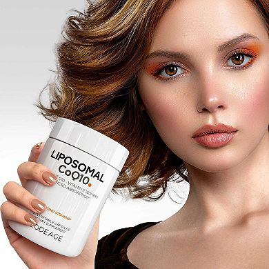 Codeage Liposomal CoQ10 125mg + Vitamin E Supplement 60 ct