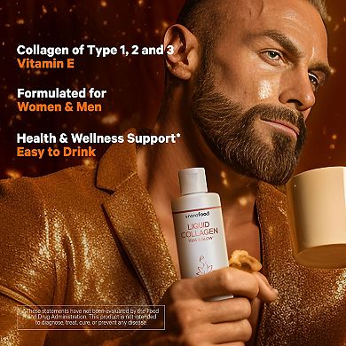 Codeage Liquid Collagen Trim & Glow Supplement Vanilla 15.22 fl oz