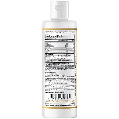 Codeage Liquid Collagen Trim & Glow Supplement Vanilla 15.22 fl oz