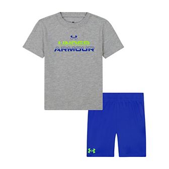 Boys 4-7 Under Armour UA Wordmark T-Shirt & Shorts Set
