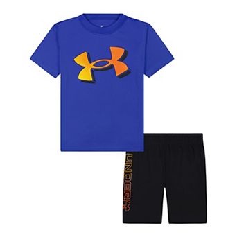 Boys 4-7 Under Armour Gradient Logo T-Shirt and Shorts Set