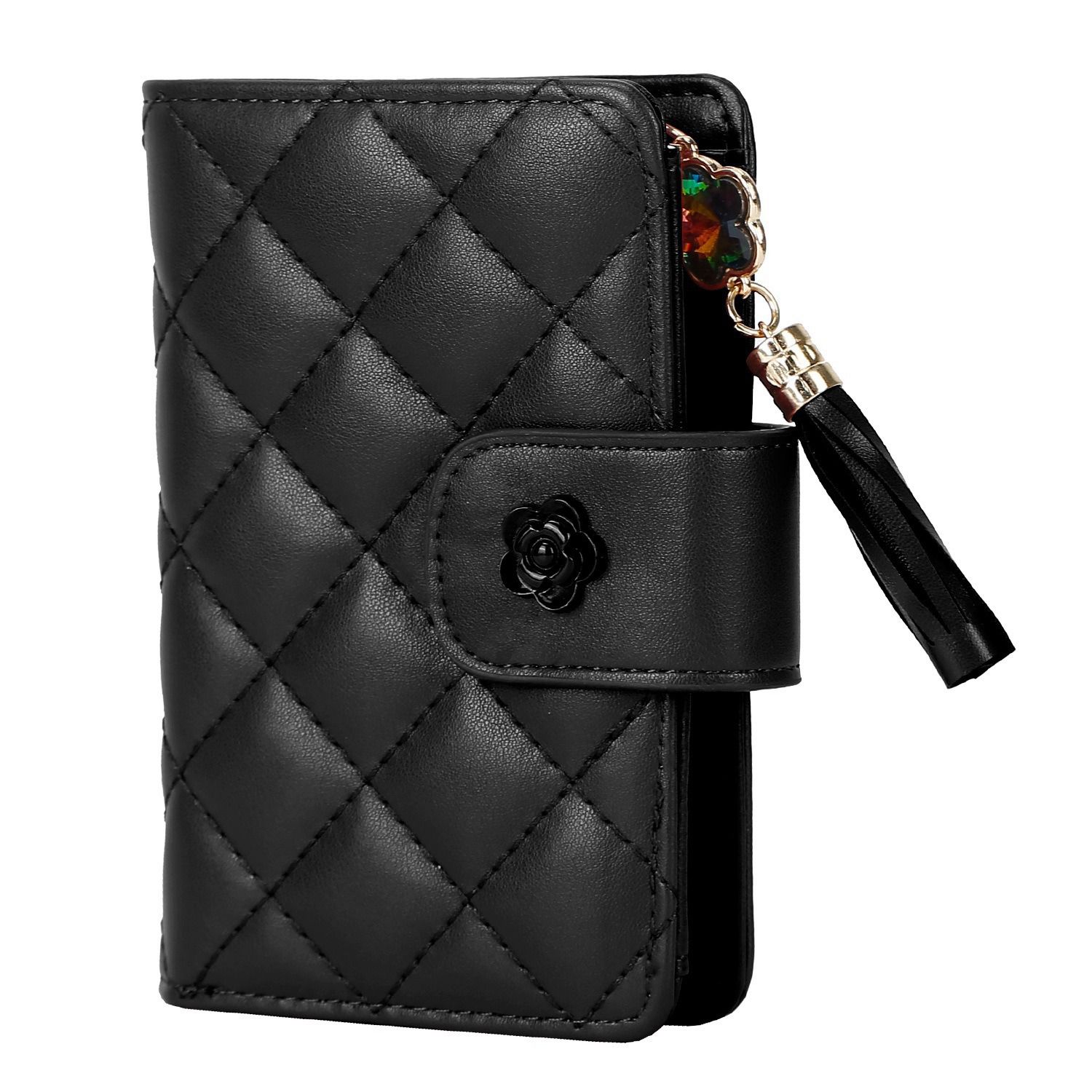 Aisi Crocodile Embossed Leather Wallet – Men's & Women's Slim Clutch With Card Slots & Zip Pockets