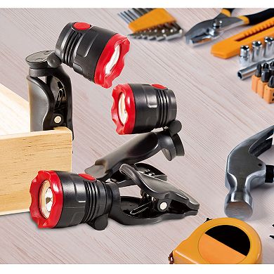 DIRTY DOG 3-Pack Adjustable Clip Light