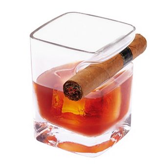 Cigar Holder Whiskey Glass