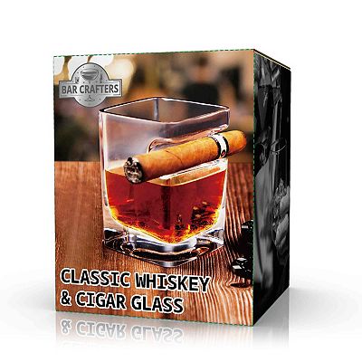 Cigar Holder Whiskey Glass