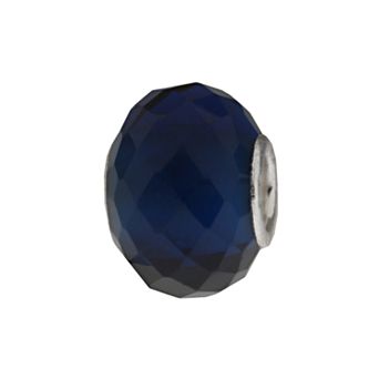 Individuality Beads Sterling Silver Multifaceted Glass Bead