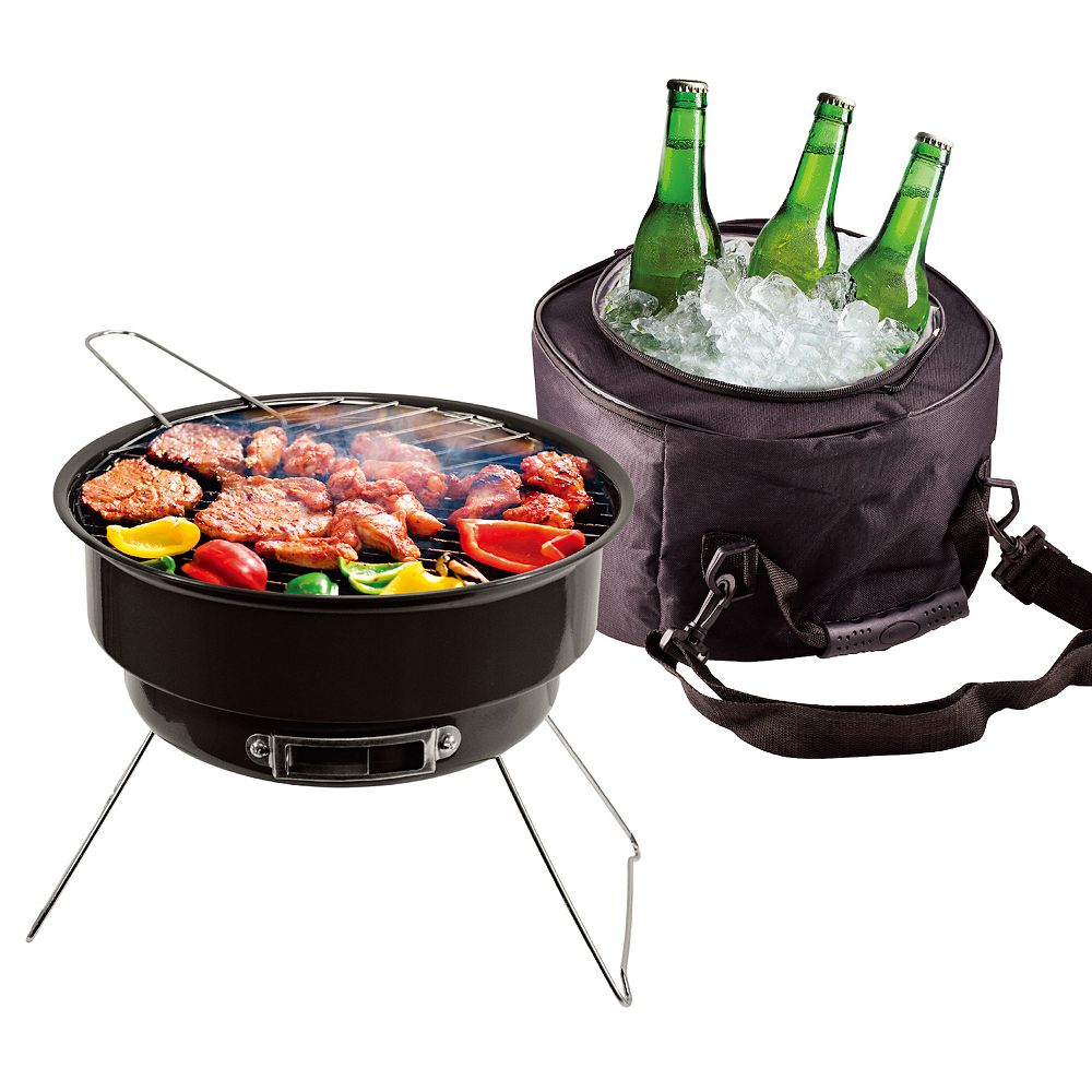 PEAK PINE Tailgate Grill Cooler Combo None