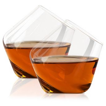 2 pc Rocking Whiskey Glass Set