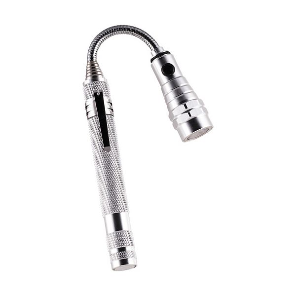 DIRTY DOG Telescopic Flashlight - Silver