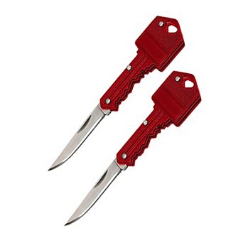 DIRTY DOG 2 pc Key Shaped Utility Knife Set