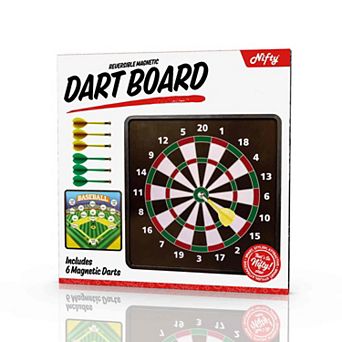 Nifty 2-In-1 Magnetic Dartboard