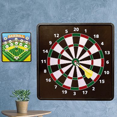 Nifty 2-In-1 Magnetic Dartboard