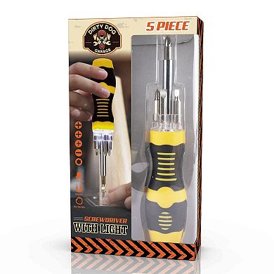 DIRTY DOG Screwdriver with Light