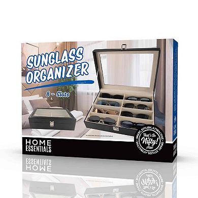 Nifty Faux Leather Sunglass Organizer