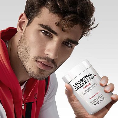 Codeage Liposomal Calcium AKG Alpha Ketoglutarate Supplement 60 ct