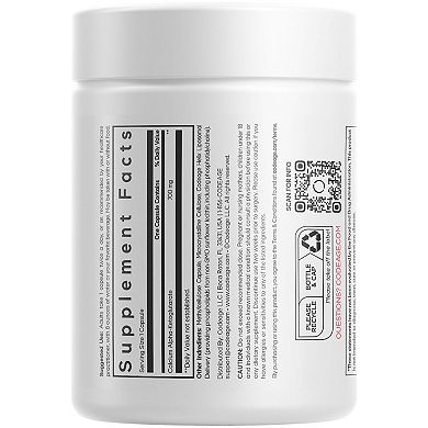 Codeage Liposomal Calcium AKG Alpha Ketoglutarate Supplement 60 ct
