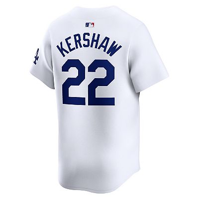 Men s Nike Clayton Kershaw White Los Angeles Dodgers Home Limited Player Jersey