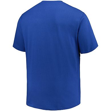 Men's Profile Royal Los Angeles Dodgers Big & Tall Primary Logo T-Shirt