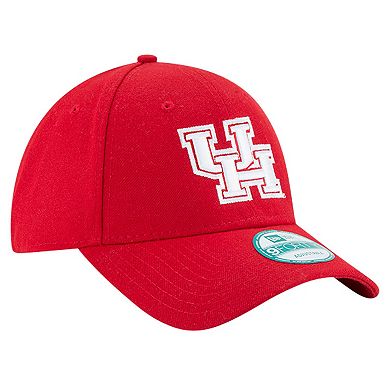 Men's New Era Red Houston Cougars Team 9FORTY Adjustable Hat