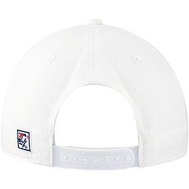 Unisex The Game White Purdue Boilermakers Retro Circle â€˜80s Throwback Snapback Hat