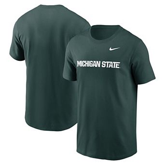 Men's Nike Green Michigan State Spartans Primetime Wordmark T-Shirt